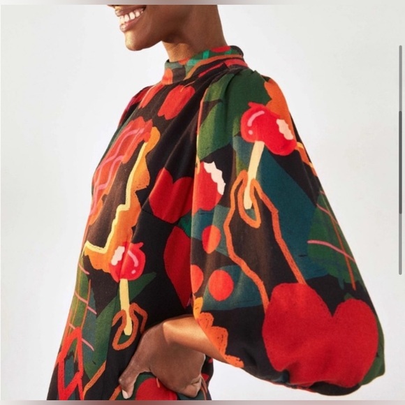 FARM Rio Lovers Apple Mini Dress Women’s size Small - Picture 3 of 16